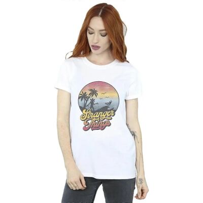 Absolute Cult Netflix Damen Stranger Things Weiß Boyfriend T-Shirt Absolute Cult Netflix Damen Stranger Things Weiß Boyfriend T-Shirt
