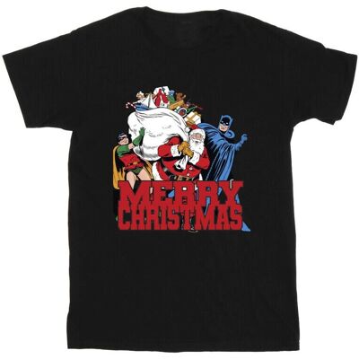 Absolute Cult DC Comics Batman Prettige Kerstdagen T-Shirt - T-Shirt Absolute Cult DC Comics Batman Prettige Kerstdagen T-Shirt - T-Shirt