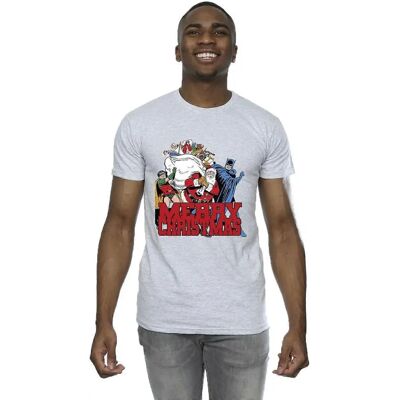 DC Comics Batman Kerstmis Slim Fit T-Shirt DC Comics Batman Kerstmis Slim Fit T-Shirt