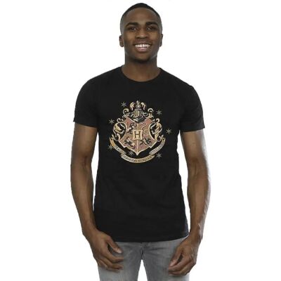 Czarna XXL Slim Fit Koszulka Harry Potter Czarna XXL Slim Fit Koszulka Harry Potter