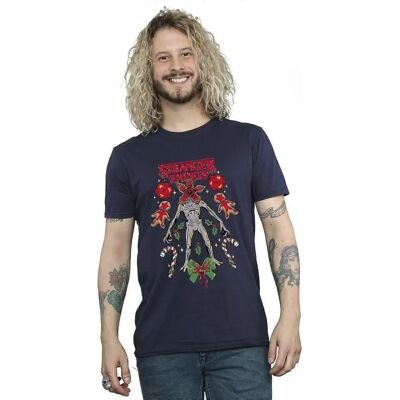 Absolute Cult Netflix Demogorgon Marineblau Slim T-Shirt Absolute Cult Netflix Demogorgon Marineblau Slim T-Shirt