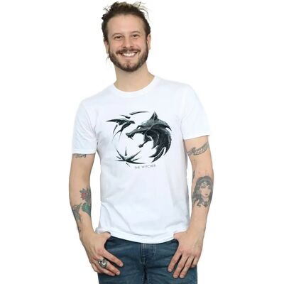 Absolute Cult Netflix Das Witcher Smoking Wolf T-Shirt - T-Shirt Absolute Cult Netflix Das Witcher Smoking Wolf T-Shirt - T-Shirt