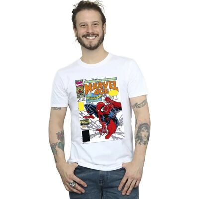 Marvel Witte Spider-Man Strakke Fit T-Shirt Marvel Witte Spider-Man Strakke Fit T-Shirt