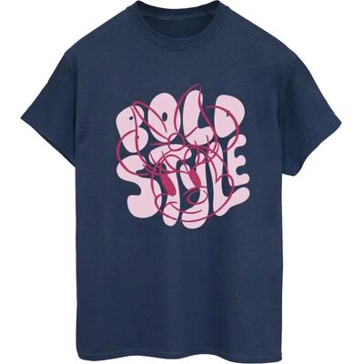 Disney Minnie Mouse Navy Blue Boyfriend T-Shirt Disney Minnie Mouse Navy Blue Boyfriend T-Shirt