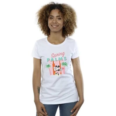 T-shirt Donna Minnie Mouse Primavera Palme Disney - T-Shirt T-shirt Donna Minnie Mouse Primavera Palme Disney - T-Shirt