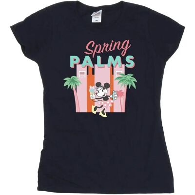 Absolute Cult Disney Maglietta Minnie Mouse Palme di Primavera Blu Navy Absolute Cult Disney Maglietta Minnie Mouse Palme di Primavera Blu Navy
