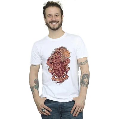Absolute Cult Harry Potter Gryffindor Sketch Crest T-Shirt - T-Shirt Absolute Cult Harry Potter Gryffindor Sketch Crest T-Shirt - T-Shirt