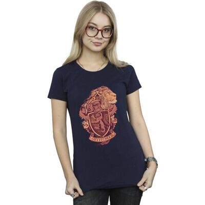 Maglietta Gryffindor di Harry Potter di Absolute Cult Blu Navy Maglietta Gryffindor di Harry Potter di Absolute Cult Blu Navy