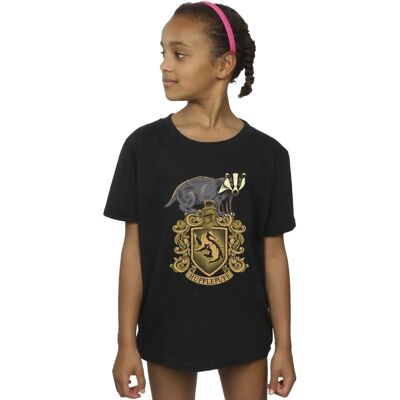 Absolute Cult - HP Hufflepuff Crest - Nero - T-Shirt Absolute Cult - HP Hufflepuff Crest - Nero - T-Shirt