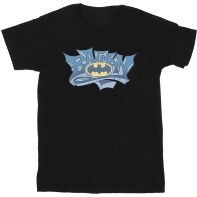 Absolute Cult DC Comics Batman Graffiti Logo T-Shirt - T-Shirt Absolute Cult DC Comics Batman Graffiti Logo T-Shirt - T-Shirt