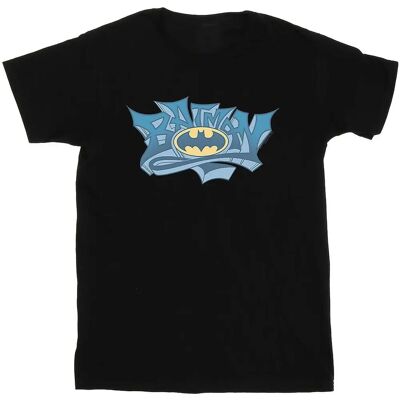 Absolute Cult DC Batman Graffiti Logo White T-Shirt Absolute Cult DC Batman Graffiti Logo White T-Shirt