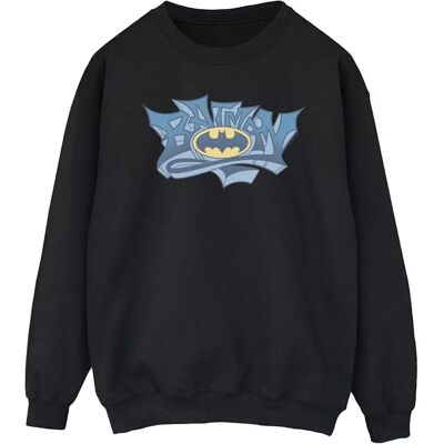 DC Comics Batman Graffiti Logo Sweatshirt - Sweatshirt DC Comics Batman Graffiti Logo Sweatshirt - Sweatshirt