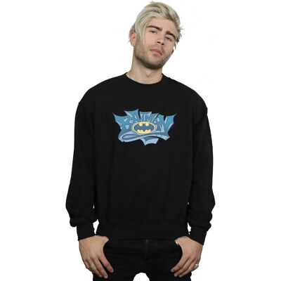 Absolute Cult DC Comics Batman Graffiti Logo Sweatshirt - Sweater Absolute Cult DC Comics Batman Graffiti Logo Sweatshirt - Sweater