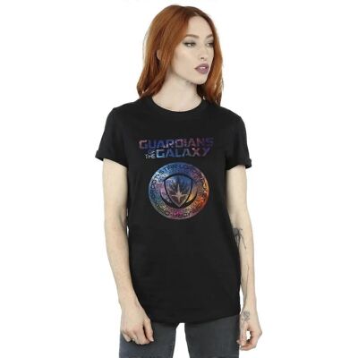 Absolute Cult Marvel Damen Guardians Of The Galaxy Stars Fill Logo Boyfriend Fit T-Shirt - Schwarz - T-Shirt Absolute Cult Marvel Damen Guardians Of The Galaxy Stars Fill Logo Boyfriend Fit T-Shirt - Schwarz - T-Shirt