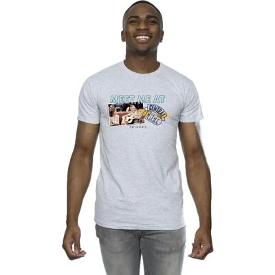Absolute Cult Friends Herren Treffen Bei Central Perk T-Shirt - Sport Grau XXL Absolute Cult Friends Herren Treffen Bei Central Perk T-Shirt - Sport Grau XXL