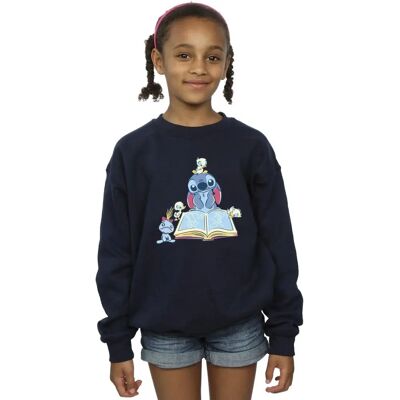 Absolute Cult Disney Lilo & Stitch Leggendo Un Libro Felpa - Felpa Absolute Cult Disney Lilo & Stitch Leggendo Un Libro Felpa - Felpa