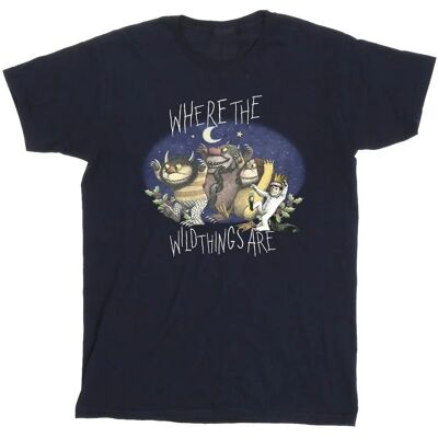 Absolute Cult Dov'è le cose selvagge Maglietta Uomo Blu Navy XX-Large Absolute Cult Dov'è le cose selvagge Maglietta Uomo Blu Navy XX-Large