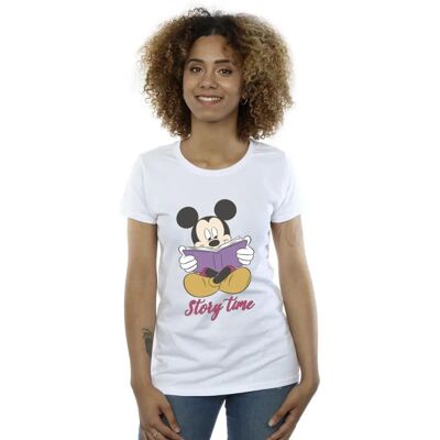 Disney Mickey Mouse Story Time T-Shirt - Damen - Weiß - Extra Large - T-Shirt Disney Mickey Mouse Story Time T-Shirt - Damen - Weiß - Extra Large - T-Shirt