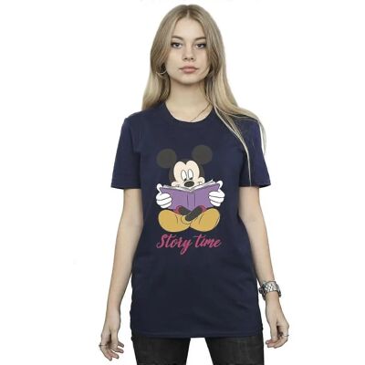 Disney Mickey Mouse Boyfriend Fit T-Shirt Navy Blau Disney Mickey Mouse Boyfriend Fit T-Shirt Navy Blau