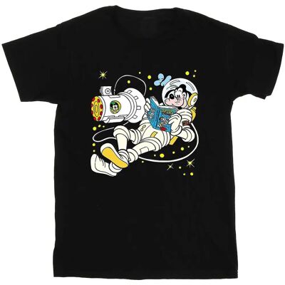 Disney Jongens Goofy Leest in de Ruimte T-Shirt - Marineblauw Disney Jongens Goofy Leest in de Ruimte T-Shirt - Marineblauw