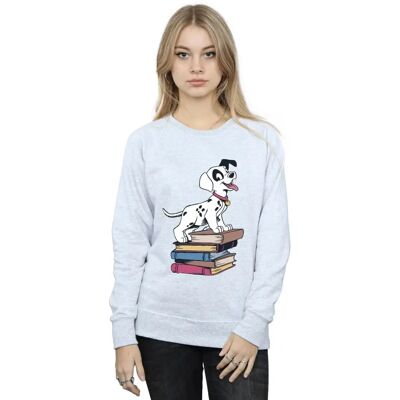 Disney Dames 101 Dalmatians Sweatshirt - Lichtgrijs - Large Disney Dames 101 Dalmatians Sweatshirt - Lichtgrijs - Large