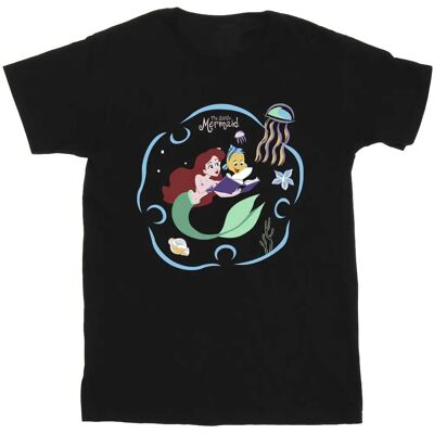 Disney Heren De Kleine Zeemeermin Leesboek T-Shirt - T-Shirt Disney Heren De Kleine Zeemeermin Leesboek T-Shirt - T-Shirt