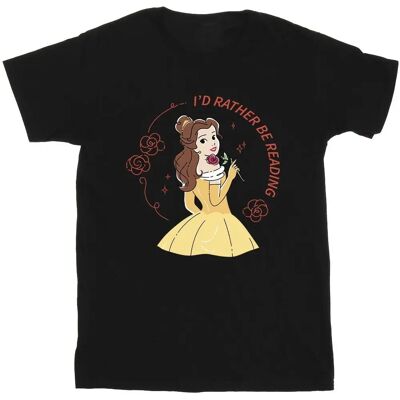 Absolute Cult Disney T-shirt Homme La Belle et la Bête Je Préfère Lire - T-Shirt Absolute Cult Disney T-shirt Homme La Belle et la Bête Je Préfère Lire - T-Shirt