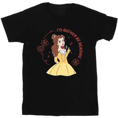 Disney Herren T-Shirt - Navy Blue - I'd Rather Be Reading - T-Shirt Disney Herren T-Shirt - Navy Blue - I'd Rather Be Reading - T-Shirt