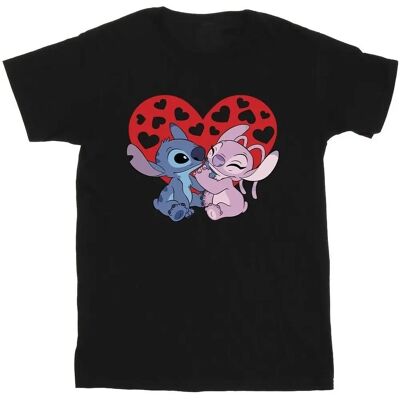 Disney Lilo & Stitch Zwart Katoenen T-Shirt - 12-13 jaar Disney Lilo & Stitch Zwart Katoenen T-Shirt - 12-13 jaar