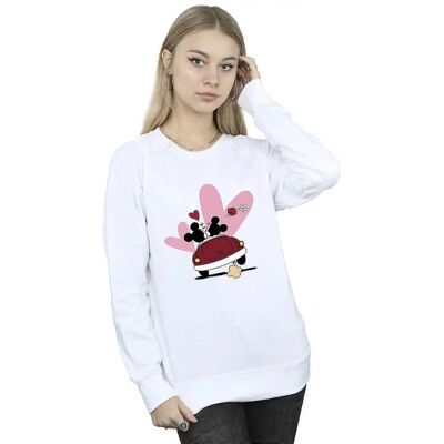 Disney Witte Mickey Mouse Auto Print Sweatshirt - Sweatshirt Disney Witte Mickey Mouse Auto Print Sweatshirt - Sweatshirt