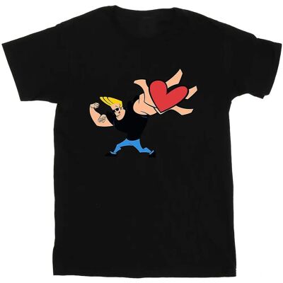 Absolute Cult Johnny Bravo Herz Geschenk Sportgrau T-Shirt Absolute Cult Johnny Bravo Herz Geschenk Sportgrau T-Shirt