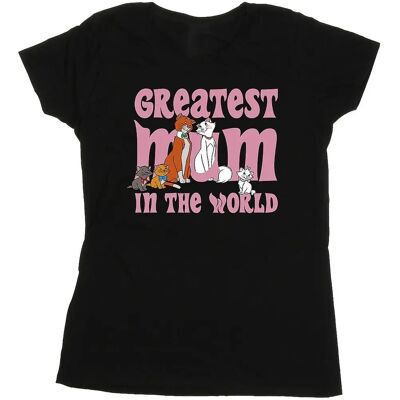 Damska Czarna T-shirt Disney Aristocats XXL - T-shirt Damska Czarna T-shirt Disney Aristocats XXL - T-shirt
