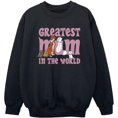 Absolute Cult - Aristocats Greatest Mum - Nero - Sweatshirt Absolute Cult - Aristocats Greatest Mum - Nero - Sweatshirt