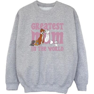 Absolute Cult - Aristocats Greatest Mum - Grigio Sport - 12-13 anni - Sweatshirt Absolute Cult - Aristocats Greatest Mum - Grigio Sport - 12-13 anni - Sweatshirt