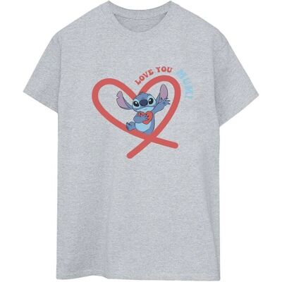 T-shirt Disney Lilo & Stitch Love You Mum - Fit boyfriend T-shirt Disney Lilo & Stitch Love You Mum - Fit boyfriend