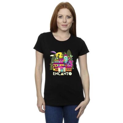 Disney Encanto Many Houses Black T-Shirt - Women Disney Encanto Many Houses Black T-Shirt - Women