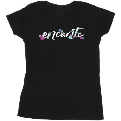 Disney Encanto Women's Black Slim Fit T-Shirt Disney Encanto Women's Black Slim Fit T-Shirt