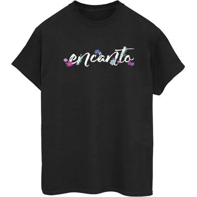 Disney Encanto Logo Boyfriend Fit T-Shirt - Men's Black Disney Encanto Logo Boyfriend Fit T-Shirt - Men's Black