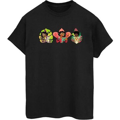 T-Shirt Femme Disney Encanto Ligne Famille Coupe Boyfriend Bleu Marine T-Shirt Femme Disney Encanto Ligne Famille Coupe Boyfriend Bleu Marine