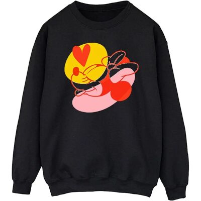 Felpa Uomo Minnie Mouse Disney - Grigia Sportiva Felpa Uomo Minnie Mouse Disney - Grigia Sportiva