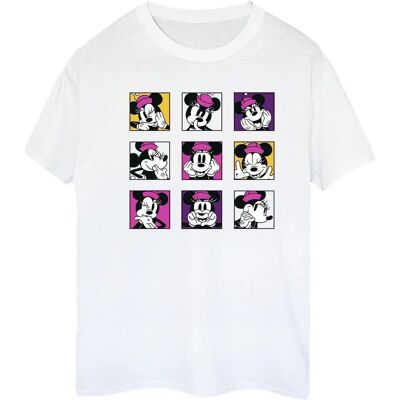 Disney Minnie Mouse Weiß Boyfriend T-Shirt - T-Shirt Disney Minnie Mouse Weiß Boyfriend T-Shirt - T-Shirt