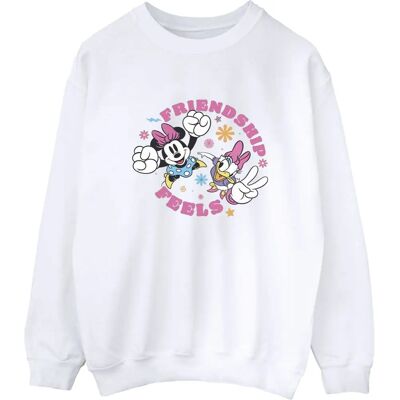 Felpa Minnie Mouse Daisy Disney - Donna Bianco X-Large Felpa Minnie Mouse Daisy Disney - Donna Bianco X-Large