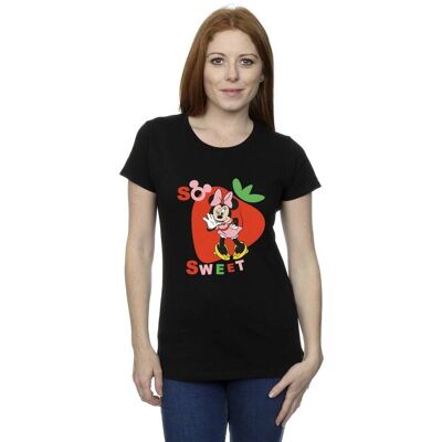 T-shirt Minnie Mouse So Sweet Fragola Disney - Donna T-shirt Minnie Mouse So Sweet Fragola Disney - Donna