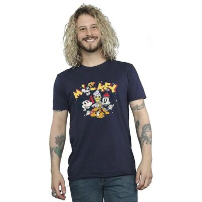 Disney Mickey Mouse Navy Blue Slank Fit T-Shirt Disney Mickey Mouse Navy Blue Slank Fit T-Shirt