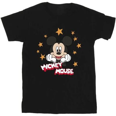 Disney Mickey Mouse Stars Zwart T-Shirt - Heren Disney Mickey Mouse Stars Zwart T-Shirt - Heren
