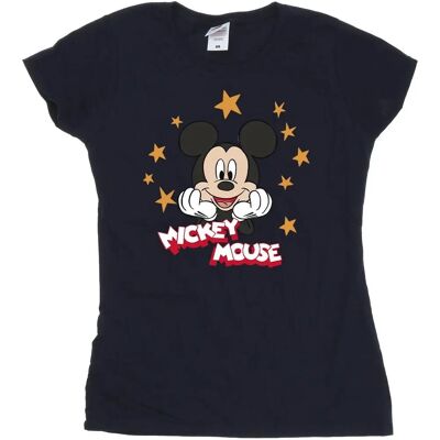 Disney Mickey Mouse Stars Navy Blue Slim Fit T-Shirt Disney Mickey Mouse Stars Navy Blue Slim Fit T-Shirt
