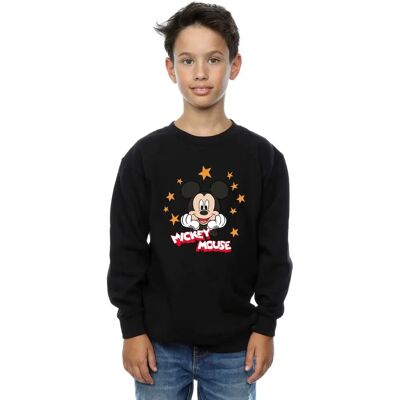 Disney Mickey Mouse Sterren Sweatshirt - Jeugd Zware Katoen Disney Mickey Mouse Sterren Sweatshirt - Jeugd Zware Katoen
