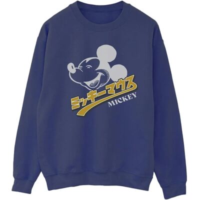 Absolute Cult Disney Mickey Mouse Japanischer Sweatshirt - Marineblau - Sweatshirt Absolute Cult Disney Mickey Mouse Japanischer Sweatshirt - Marineblau - Sweatshirt