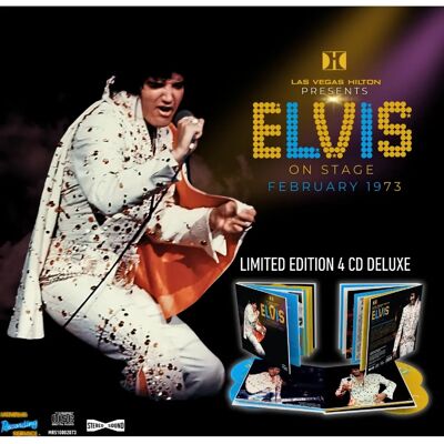 Memphis Recording Service Elvis En Escena 1973 set de 4CDs de lujo - Caja musical Memphis Recording Service Elvis En Escena 1973 set de 4CDs de lujo - Caja musical