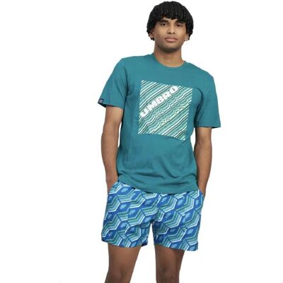 Umbro 959450-60 Maglietta Uomo - Verde - L Umbro 959450-60 Maglietta Uomo - Verde - L